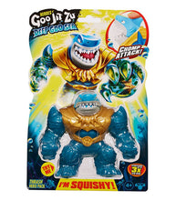 Load image into Gallery viewer, Goo Jit Zu Deep Goo Sea Thrash figure with Chomp Attack feature in packaging.