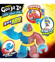 Load image into Gallery viewer, Heroes of Goo Jit Zu Deep Goo Sea Double Goo - Tyro Stretch and squish power