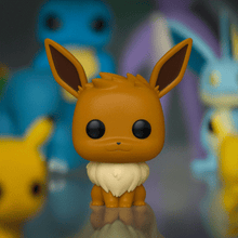 Load image into Gallery viewer, Eevee Pokemon POP! Vinyl Figure with playful pose and detailed design.