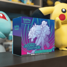 Load image into Gallery viewer, Pokemon TCG Journey Together Elite Trainer Box with vibrant design.