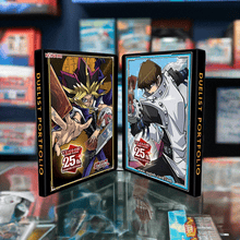 Load image into Gallery viewer, Yu-Gi-Oh! Yugi & Kaiba 9-Pocket Duelist Portfolio, 25th anniversary edition.