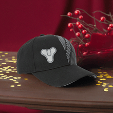 Load image into Gallery viewer, Official Destiny Tricorn Snapback with embroidered tricorn symbol, adjustable fit.