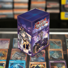 Load image into Gallery viewer, Yu-Gi-Oh! I:P Masquerena Deck Box with stunning artwork, featuring secure and durable design for card protection and organization.