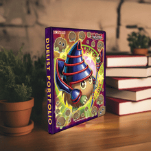 Load image into Gallery viewer, Yu-Gi-Oh! Kuriboh Kollection 9-Pocket Duelist Portfolio with Kuriboh artwork displayed on a shelf.