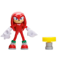 Load image into Gallery viewer, Sonic the Hedgehog Knuckles figure with spring accessory, detailed and vibrant.