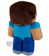Load image into Gallery viewer, Minecraft 8" Steve Plush toy detailed view.