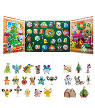 Load image into Gallery viewer, Pokemon Advent Calendar 2023 with 16 collectible figures and 8 accessories.