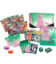Load image into Gallery viewer, Pokemon TCG Scarlet and Violet Paradox Rift Elite Trainer Box contents with Scream Tail card.