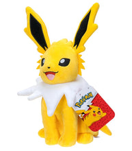 Load image into Gallery viewer, Pokemon 8" Plush - Jolteon with vibrant yellow fur and iconic spiky design.