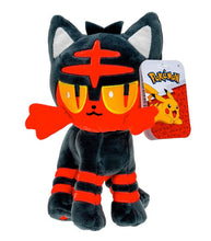 Load image into Gallery viewer, Litten 8" Pokemon Plush with vibrant orange fur and captivating eyes.