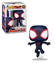 Load image into Gallery viewer, Marvel Spider-Man Across The Spiderverse Pop! Vinyl Figure displaying dynamic stance.