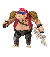 Load image into Gallery viewer, Teenage Mutant Ninja Turtles Movie Bebop Action Figure with signature blaster and boombox accessories.
