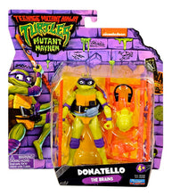 Load image into Gallery viewer, Teenage Mutant Ninja Turtles Movie Donatello Action Figure in Mutant Mayhem packaging with bo staff accessory.