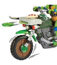 Load image into Gallery viewer, Teenage Mutant Ninja Turtles Movie Ninja Kick Cycle toy with action features and detailed design.
