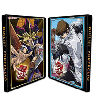 Load image into Gallery viewer, Yu-Gi-Oh! Yugi & Kaiba 25th Anniversary Duelist Portfolio with iconic artwork and 9-pocket pages for card storage.