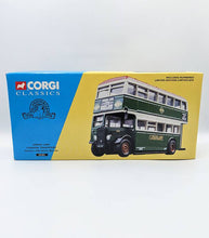Load image into Gallery viewer, Corgi Green Line London Transport die-cast model with certificate in original packaging.