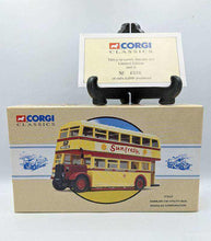 Load image into Gallery viewer, Corgi Daimler CW Utility Bus Douglas Corporation model with box and certificate.