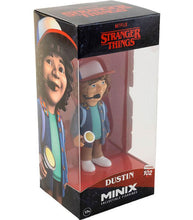 Load image into Gallery viewer, Stranger Things Dustin Minix Collectible Figure in packaging.