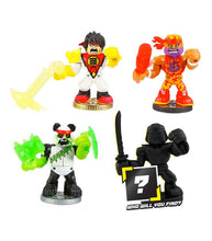 Load image into Gallery viewer, Legends of Akedo Power Storm Collectors 4 pack featuring action figures with unique fight styles and weapons.