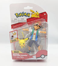 Load image into Gallery viewer, Pokemon Battle Figures - Ash and Pikachu action figures in packaging.