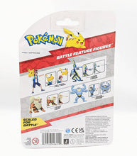 Load image into Gallery viewer, Pokemon Battle Figures - Ash & Pikachu packaging with character illustrations.