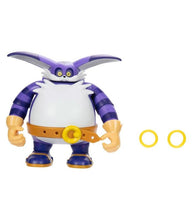 Load image into Gallery viewer, Hedgehog Big Figure featuring Big the Cat with rings, detailed and poseable for Sonic fans.