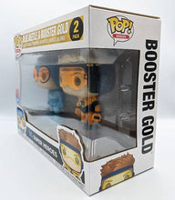 Load image into Gallery viewer, Blue Beetle and Booster Gold POP! Vinyl Figures twin pack in windowed box.