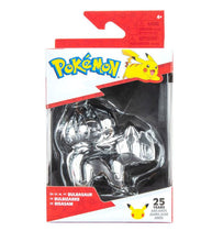 Load image into Gallery viewer, Bulbasaur Pokémon 25th Anniversary Silver 4 Inch Vinyl Figure