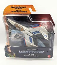 Load image into Gallery viewer, Lightyear Hyperspeed Series XL-02 with Buzz Lightyear figure in packaging.