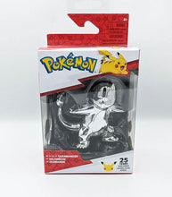 Load image into Gallery viewer, Charmander Pokémon 25th Anniversary Silver figure and box