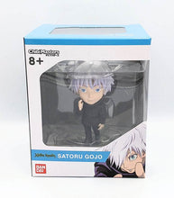 Load image into Gallery viewer, Chibi Masters Jujutsu Kaisen Satoru Gojo anime figure in display box.