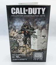 Load image into Gallery viewer, Call of Duty Ghillie Suit Sniper Mega Bloks Collector Set packaging.