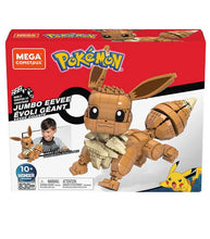 Load image into Gallery viewer, Pokemon Mega Construx Jumbo Eevee construction set with 830 pieces for building and display.