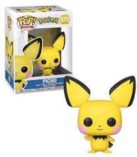 Load image into Gallery viewer, Pichu Pokemon POP! Vinyl Figure in display box.