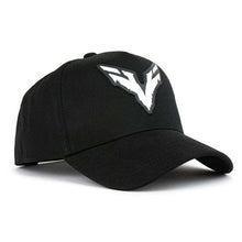 Load image into Gallery viewer, Black snapback hat featuring the embroidered Wolves logo from Ghost Recon, with adjustable closure.
