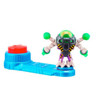 Load image into Gallery viewer, Akedo Ultimate Arcade Warriors Battle Giants Drillborg action figure on stand.