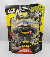 Load image into Gallery viewer, Heroes Of Goo Jit Zu Batman toy in packaging, stretchy and gooey superhero figure.