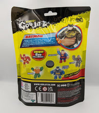Load image into Gallery viewer, Heroes of Goo Jit Zu Batman toy packaging, featuring stretchy and squishy superhero.