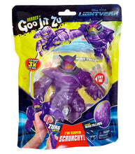 Load image into Gallery viewer, Heroes of Goo Jit Zu Lightyear Zurg stretchy action figure in packaging.