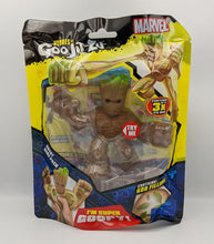 Load image into Gallery viewer, Goo Jit Zu - Groot toy in packaging, features stretchy and gooey texture, suitable for ages 4 and up.