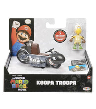 Load image into Gallery viewer, Super Mario Bros. Movie - Koopa Troopa Kart and Figure set with poseable figure and detailed kart.