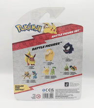 Load image into Gallery viewer, Pokemon Battle Figures - Pikachu, Wynaut and Leafeon back of pack