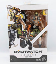 Load image into Gallery viewer, Overwatch Ultimates Series Junkrat action figure with accessories and articulation.