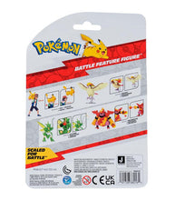 Load image into Gallery viewer, Packaging of the Pokemon Battle Figure featuring Scyther with action and detail.