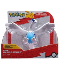 Load image into Gallery viewer, Pokemon Epic Battle Figure - Lugia with posable wings in packaging.