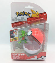 Load image into Gallery viewer, Pokemon Clip 'N' Go Treecko figure with Pokeball in packaging.