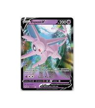 Load image into Gallery viewer, Pokémon TCG: V Heroes Tin - Espeon V card