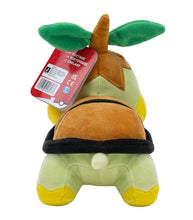 Load image into Gallery viewer, Turtwig 8" plush Pokémon toy showing detailed features.