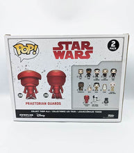 Load image into Gallery viewer, Star Wars Praetorian Guards Bobble Heads POP! Vinyl Figures twin pack in windowed box.
