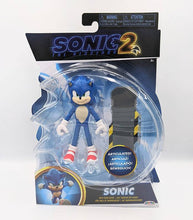 Load image into Gallery viewer, Sonic the Hedgehog 2 movie 4 inch figure with accessories in retail packaging.